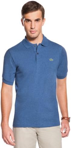 Lacoste Mens L 12 12 Short Sleeve Classic Fit Green Croc Polo