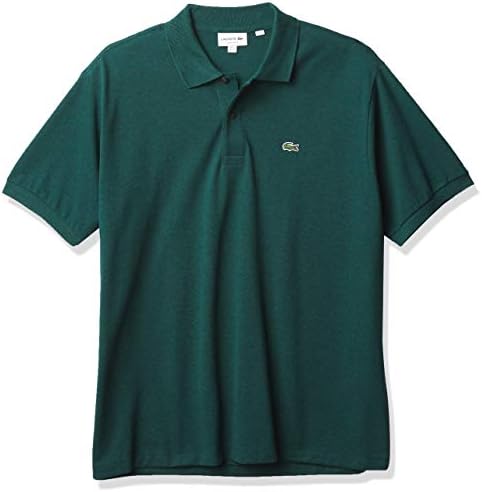 Lacoste Mens L 12 12 Short Sleeve Classic Fit Green Croc Polo