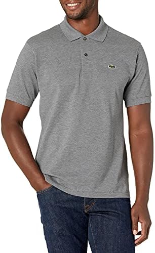 Lacoste Mens L 12 12 Short Sleeve Classic Fit Green Croc Polo