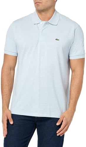 Lacoste Mens L 12 12 Short Sleeve Classic Fit Green Croc Polo