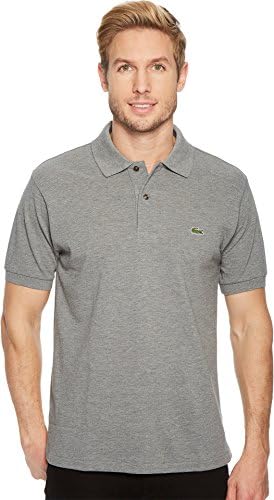 Lacoste Mens L 12 12 Short Sleeve Classic Fit Green Croc Polo