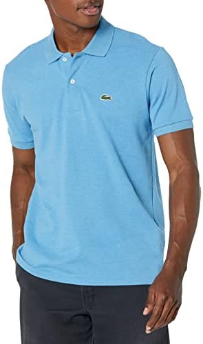 Lacoste Mens L 12 12 Short Sleeve Classic Fit Green Croc Polo