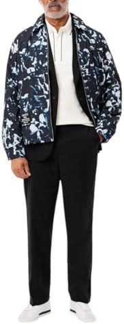 Talla L, Lacoste Mens Paris Short Sleeve Regular Fit Contrast Collar & Sleeves Polo