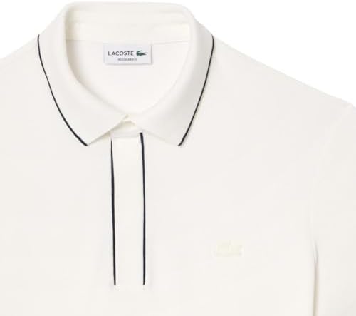 Talla L, Lacoste Mens Paris Short Sleeve Regular Fit Contrast Collar & Sleeves Polo