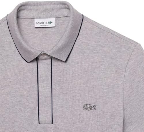 Talla L, Lacoste Mens Paris Short Sleeve Regular Fit Contrast Collar & Sleeves Polo