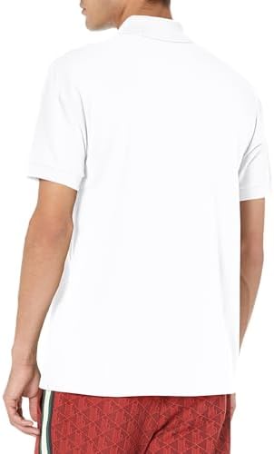 Lacoste Mens Seasonal Short Sleeve Classic Fit Chest Branding Polo