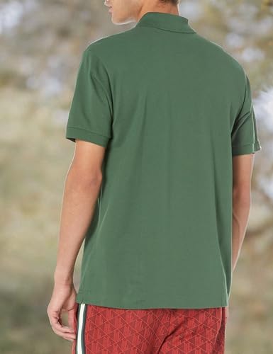 Lacoste Mens Seasonal Short Sleeve Classic Fit Chest Branding Polo