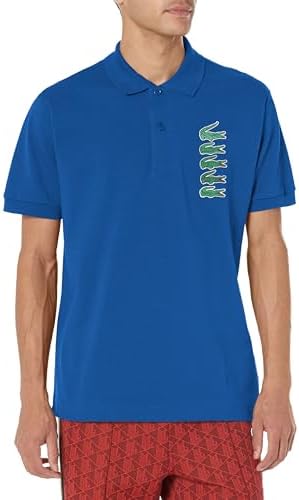 Lacoste Mens Seasonal Short Sleeve Classic Fit Chest Branding Polo