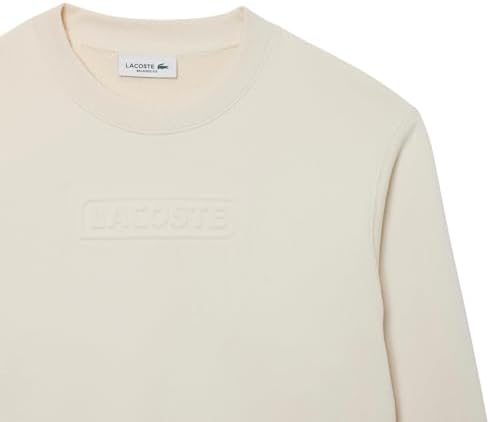 Lacoste Womens Embossed Logo Cotton Sweatshirt