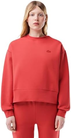 Talla 40 - Lacoste Sudadera de algodón extragrande para mujer