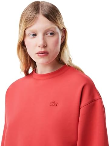 Talla 40 - Lacoste Sudadera de algodón extragrande para mujer