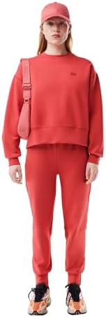 Talla 40 - Lacoste Sudadera de algodón extragrande para mujer