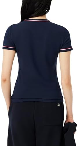 Talla 12, Lacoste Womens Semi Fancy Heritage Short Sleeve T Shirt