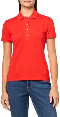 Talla 10, Lacoste Womens Short Sleeve Slim Fit Stretch Pique Polo Shirt