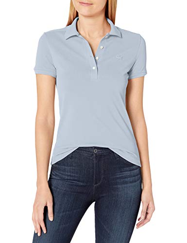 Talla 10, Lacoste Womens Short Sleeve Slim Fit Stretch Pique Polo Shirt