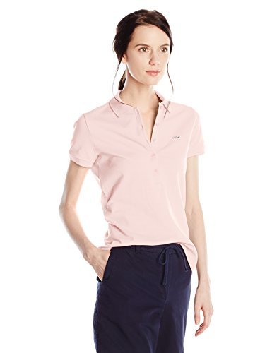 Talla 10, Lacoste Womens Short Sleeve Slim Fit Stretch Pique Polo Shirt