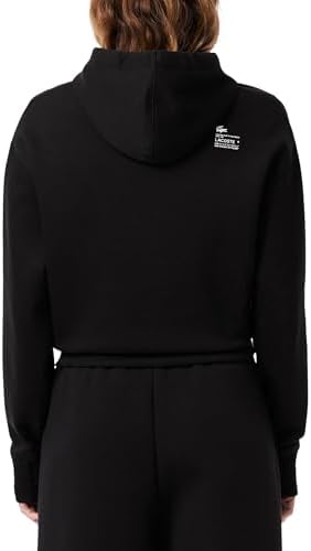 Talla 10 - Lacoste Womens Short Cut Cutton Hoodie
