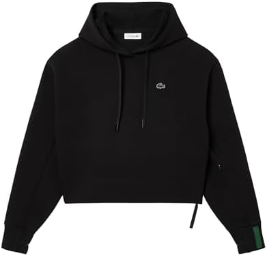 Talla 10 - Lacoste Womens Short Cut Cutton Hoodie