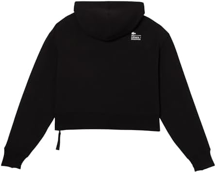 Talla 10 - Lacoste Womens Short Cut Cutton Hoodie