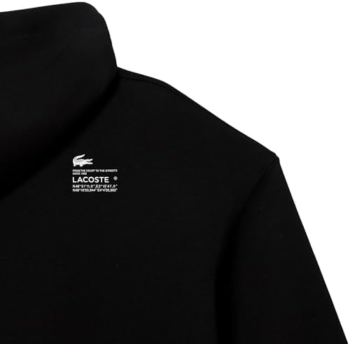 Talla 10 - Lacoste Womens Short Cut Cutton Hoodie