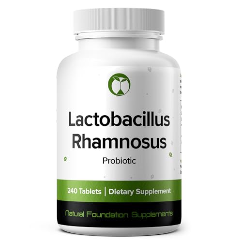 Lactobacillus Rhamnosus Probiotic Supplement 240 Tablets 3 Billion CFU Probiotics for Men & Women Supports Intestinal Digestive & Gut Health  240  Lactobacillus Rhamnosus 