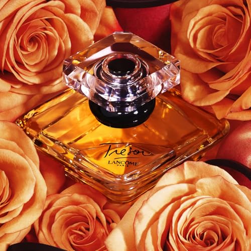 Lanc me Trésor Eau de Parfum   Long Lasting Fragrance with Notes of Rose  Lilac  Peach & Apricot Blossom   Elegant & Romantic Womens Perfume