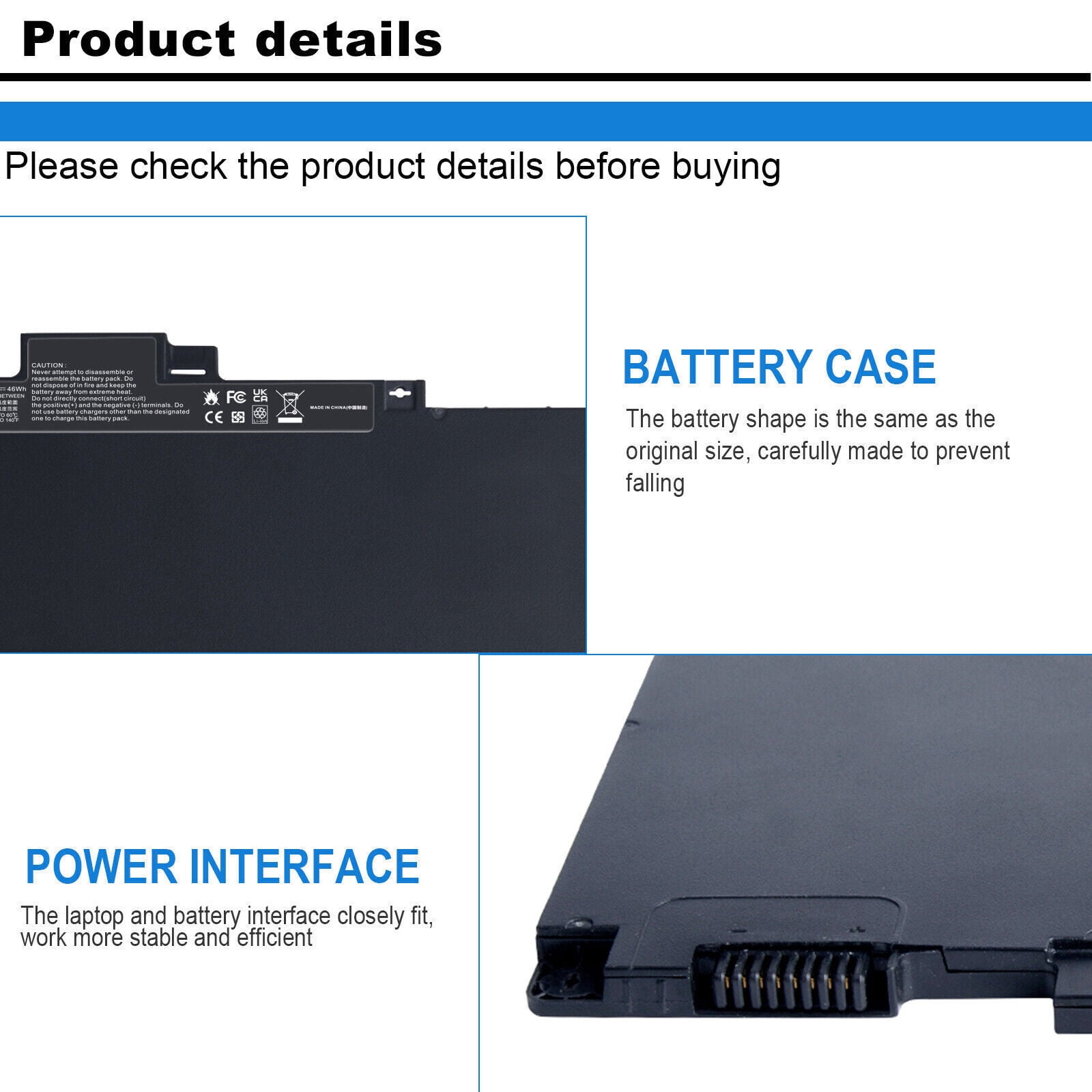 Laptop Battery for Hp EliteBook 840 G3 G4