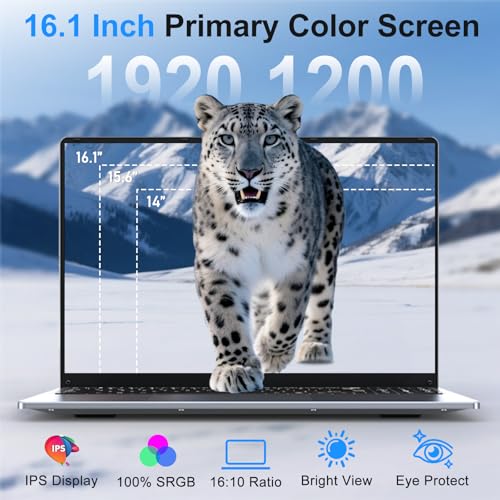 Laptop Computer  Gaming Laptop 2025 Windows 11 Pro  16 Inch Lap Top PC  16GB RAM 1TB SSD  Intel 13th Gen N150 Processor up to 3 6GHz   Backlit Keyboard  FHD 1920   1200  Students  Business