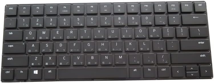 Laptop Keyboard for Razer Blade 15 Base 2020 RZ09 0328 RZ09 03286T22 RZ09 03287T22 RZ09 03287T72 RZ09 03289T21 Traditional Chinese TW Black Without Frame with Backlit New
