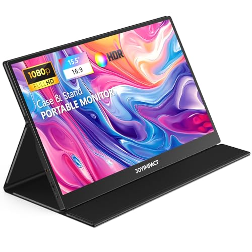 Laptop Screen Extender  15 6 IPS FHD 1080P Laptop Monitor Extender USBC HDMI Dual Speakers Portable Monitor for PC/Mac/Phone/PS5/PS4/Xbox/Switch  HDR Gaming Monitor with Cover Stand
