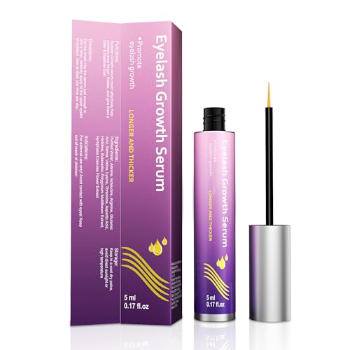 Lash Serum Natural & Vegan Eyelash Growth Serum for Longer  Thicker  Fuller Lashes Nourishing & Conditioning Formula Safe for Sensitive Eyes   5ml