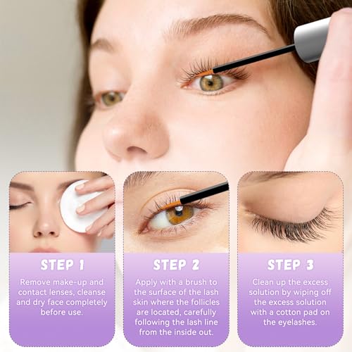 Lash Serum Natural & Vegan Eyelash Growth Serum for Longer  Thicker  Fuller Lashes Nourishing & Conditioning Formula Safe for Sensitive Eyes   5ml
