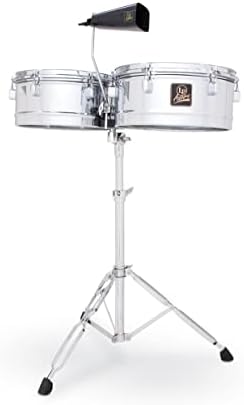 Latin Percussion LPA256 Aspire Series 13 & 14 Timbale Set with Cowbell