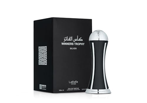 Lattafa Al Khas Winners Trophy Silver for Unisex Eau de Parfum Spray  3 4 Ounce