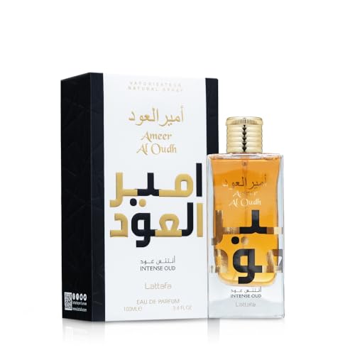 Lattafa Ameer Al Oud Intense Oud for Unisex Eau de Parfum Spray  3 4 Ounce
