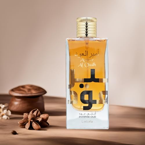 Lattafa Ameer Al Oud Intense Oud for Unisex Eau de Parfum Spray  3 4 Ounce