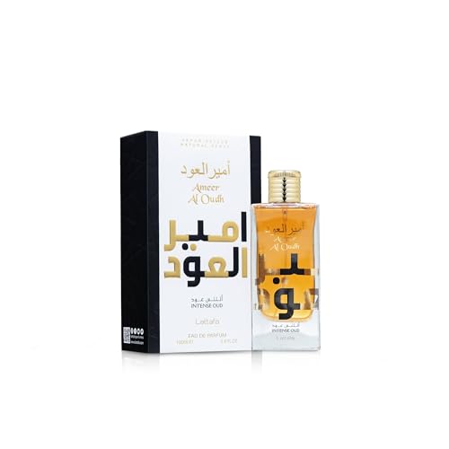 Lattafa Ameer Al Oud Intense Oud for Unisex Eau de Parfum Spray  3 4 Ounce