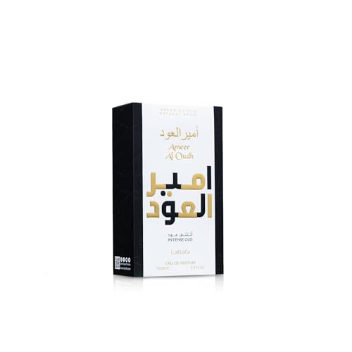 Lattafa Ameer Al Oud Intense Oud for Unisex Eau de Parfum Spray  3 4 Ounce