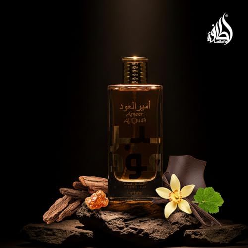 Lattafa Ameer Al Oud Intense Oud for Unisex Eau de Parfum Spray  3 4 Ounce