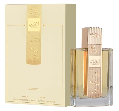 Lattafa Angham   Citrus  Lavender  Musk  Amber  Vanilla   Eau de Parfum Long Lasting Fragrance for Unisex  3 40 Ounce / 100 ml