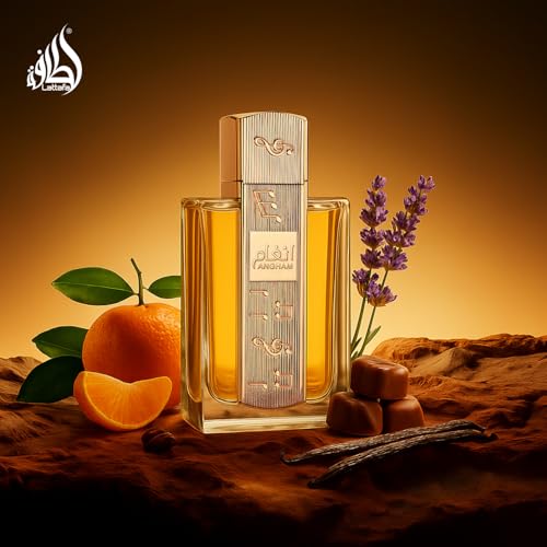 Lattafa Angham   Citrus  Lavender  Musk  Amber  Vanilla   Eau de Parfum Long Lasting Fragrance for Unisex  3 40 Ounce / 100 ml