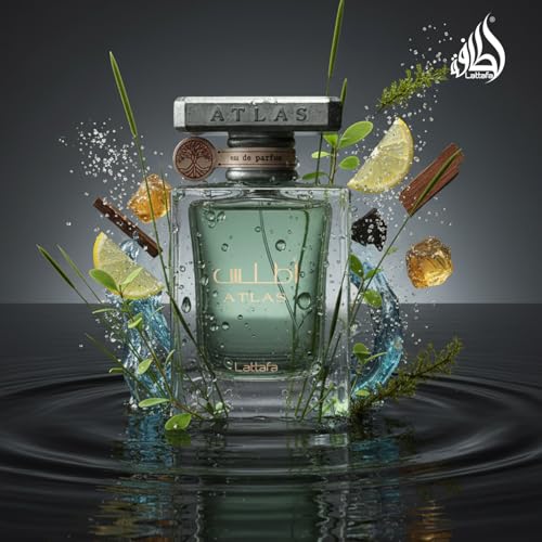 Lattafa Atlas Eau de Parfum Spray for Unisex  1 85 Ounce