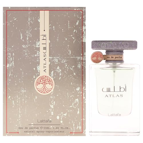 Lattafa Atlas Eau de Parfum Spray for Unisex  1 85 Ounce