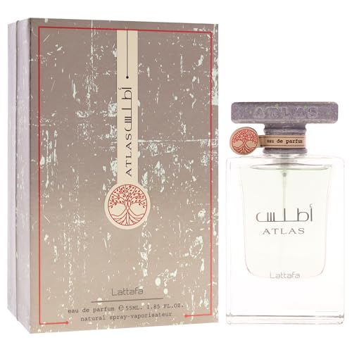 Lattafa Atlas Eau de Parfum Spray for Unisex  1 85 Ounce