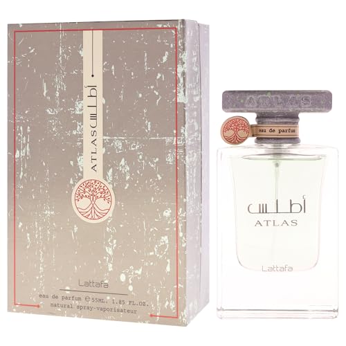 Lattafa Atlas Eau de Parfum Spray for Unisex  1 85 Ounce
