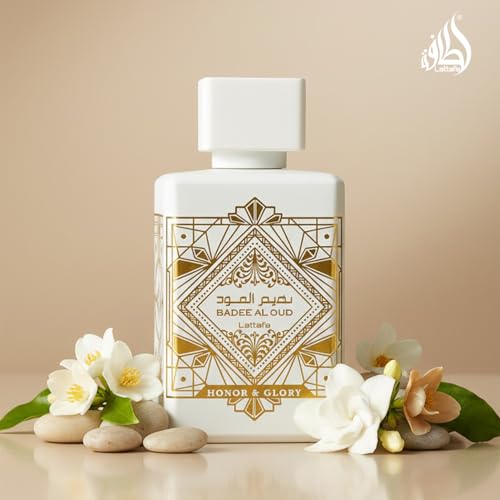 Lattafa Badee Al Oud Honor & Glory   Fruity  Vanilla  Warm Spicy  Woody   Eau de Parfum Long Lasting Fragrance for Unisex  3 40 Ounce / 100 ml