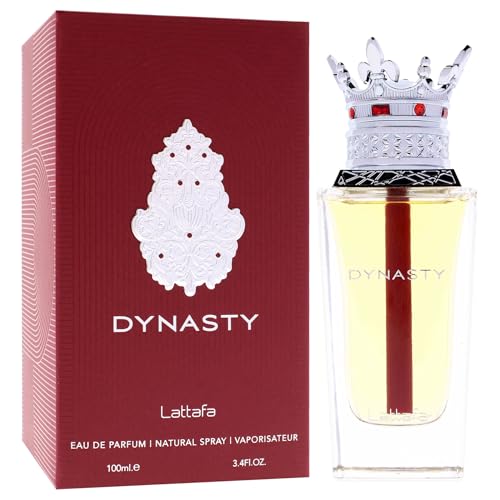 Lattafa Dynasty – Fragancia duradera en aerosol, fresca, especiada, aromática – Eau de Parfum para unisex, 3.4 onzas / 100 ml