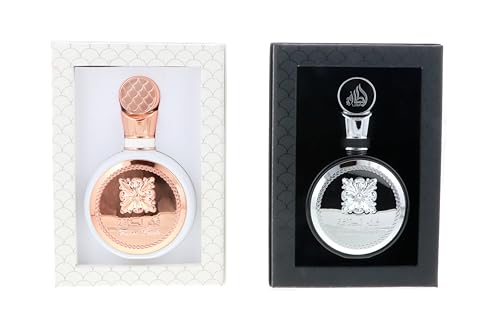 Lattafa Fakhar 2 Piece Set for Unisex  3 4 Oz Fakhar Eau De Parfum Spray for Men   3 4 Oz Eau De Parfum Spray for Women 