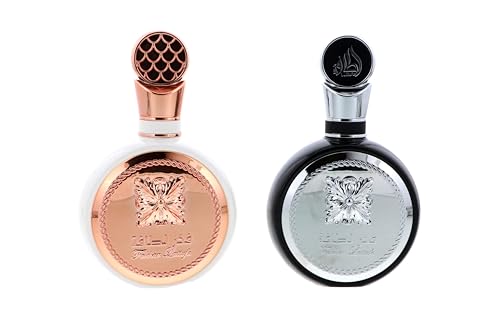 Lattafa Fakhar 2 Piece Set for Unisex  3 4 Oz Fakhar Eau De Parfum Spray for Men   3 4 Oz Eau De Parfum Spray for Women 