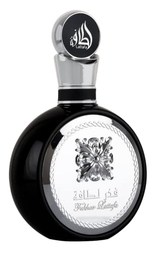 Lattafa Fakhar - Fresco, afrutado, bergamota, madera de ámbar - Eau de Parfum fragancia de larga duración para hombres, 3.40 onzas / 3.4 fl oz